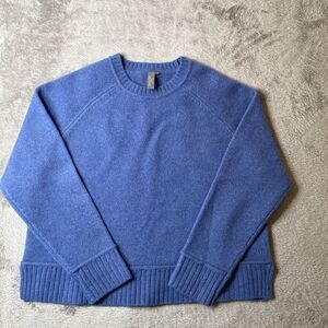 Sweaty Betty Elevated Mountain Jumper Crew Neck Wool Sweater XL